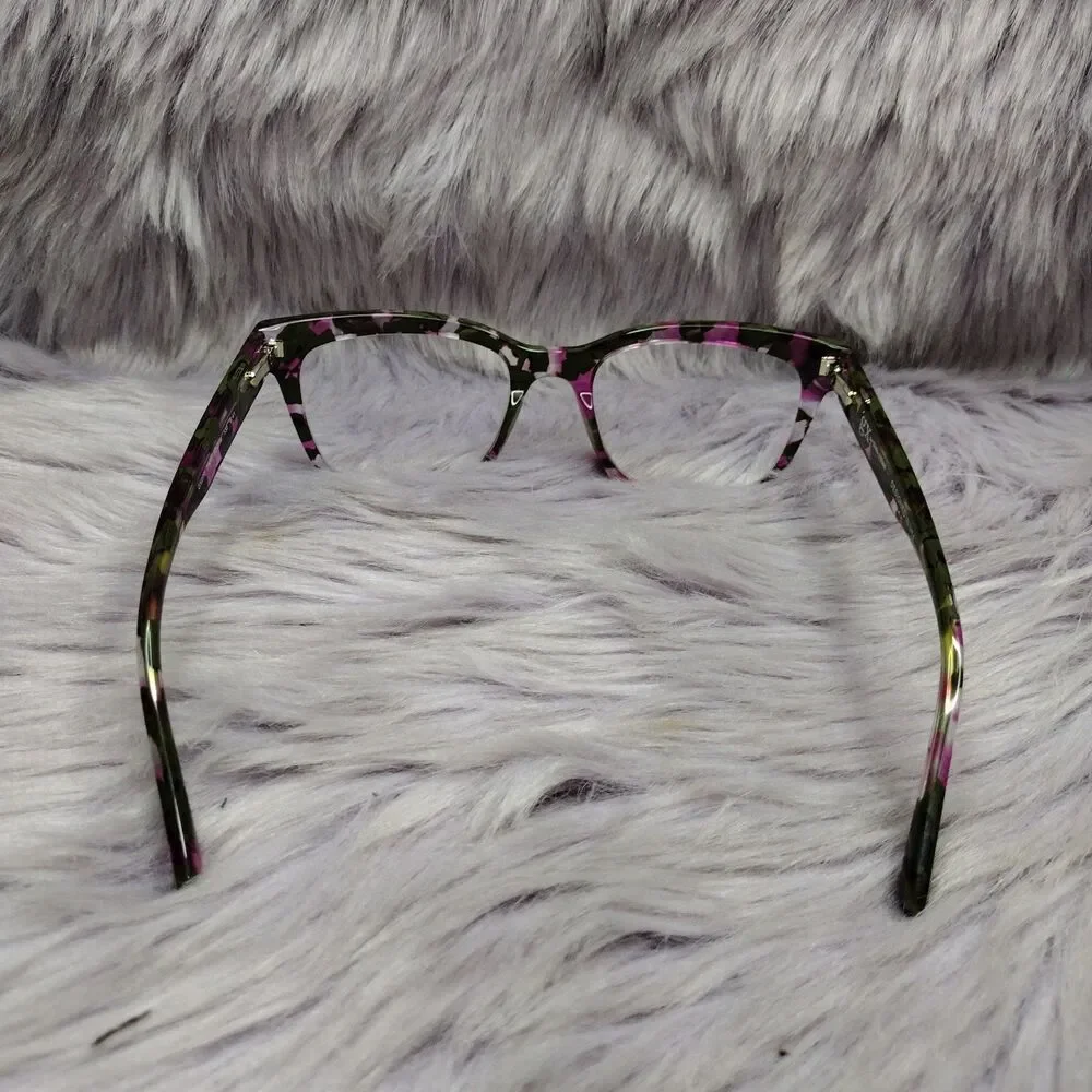 GX by Gwen Stefani Eyeglasses Frames GX077 PNK Pink Green Full Rim 52-19-135